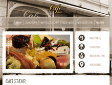 Tablet Screenshot of cafe-staehr.dk
